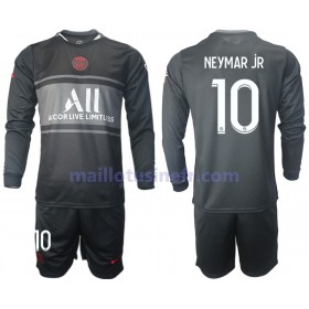 Maillot de Foot Paris Saint-Germain Neymar JR 10 Troisième 2021-22 Manches Longues - Enfant